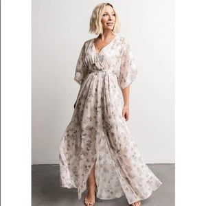 NWT Baltic Born Luca Jacquard Kimono Maxi Dress